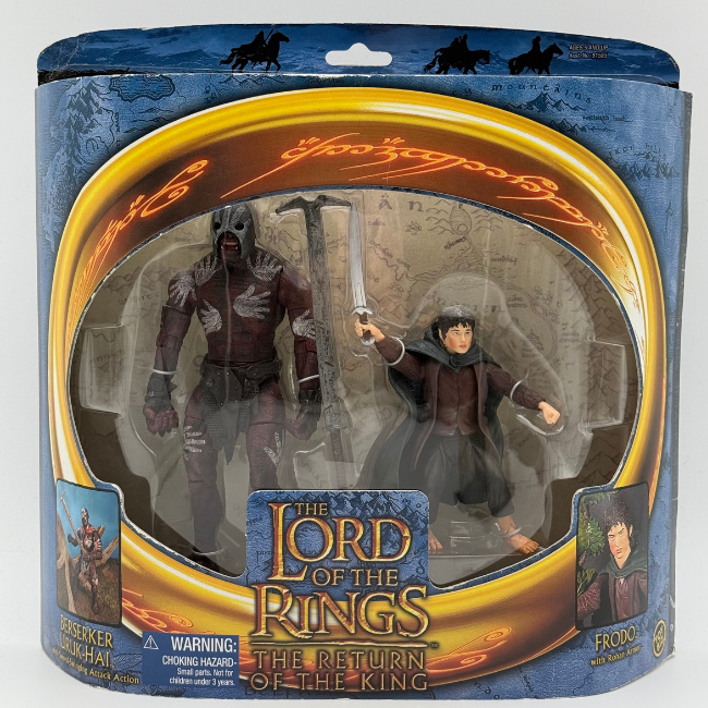 Lord Of The Rings Uruk-Hai and Frodo Action Figures