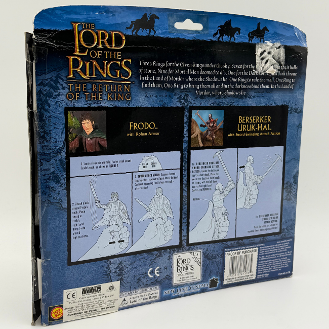 Lord Of The Rings Uruk-Hai and Frodo Action Figures