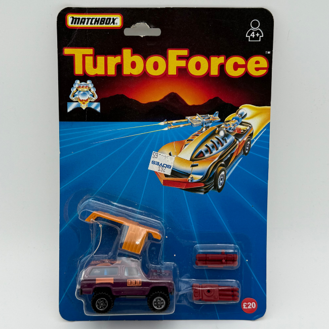 Matchbox 1987 Turbofore Purple Playset