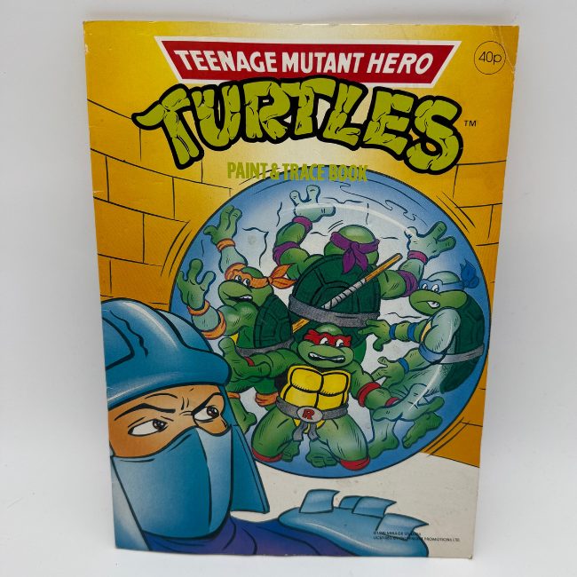 Teenage Mutant Hero Turtles Vintage Paint And Trace Book