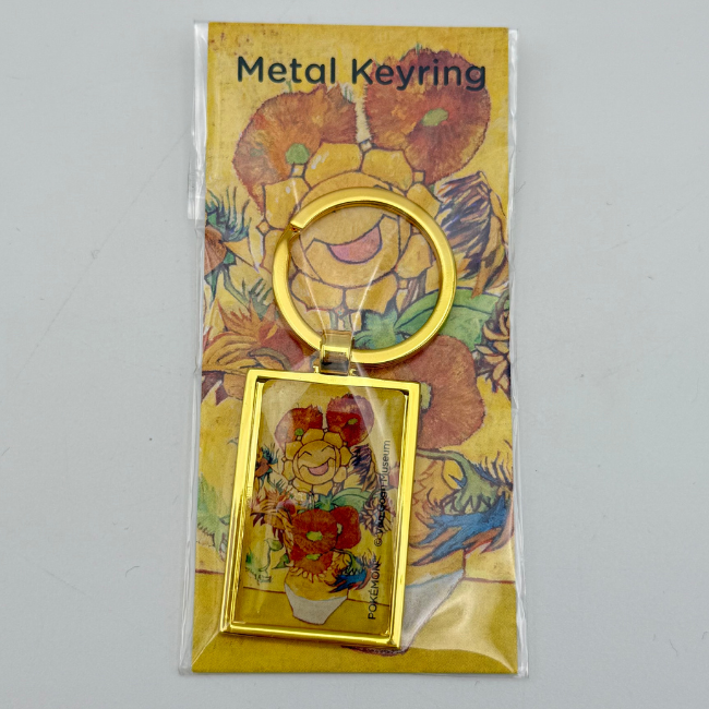 Pokémon Center × Van Gogh Museum Sunflora Keyring