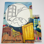 Pokémon Center × Van Gogh Museum Snorlax Colouring Book + Pencils