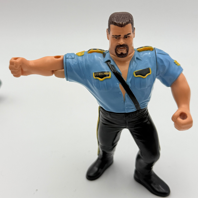 WWF Hasbro 90s Big Boss Man Action Figure