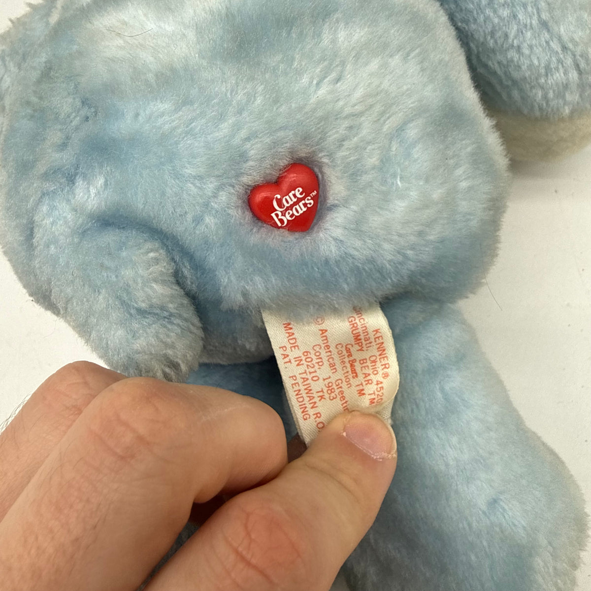 Kenner Grumpy Bear 80s Soft Toy