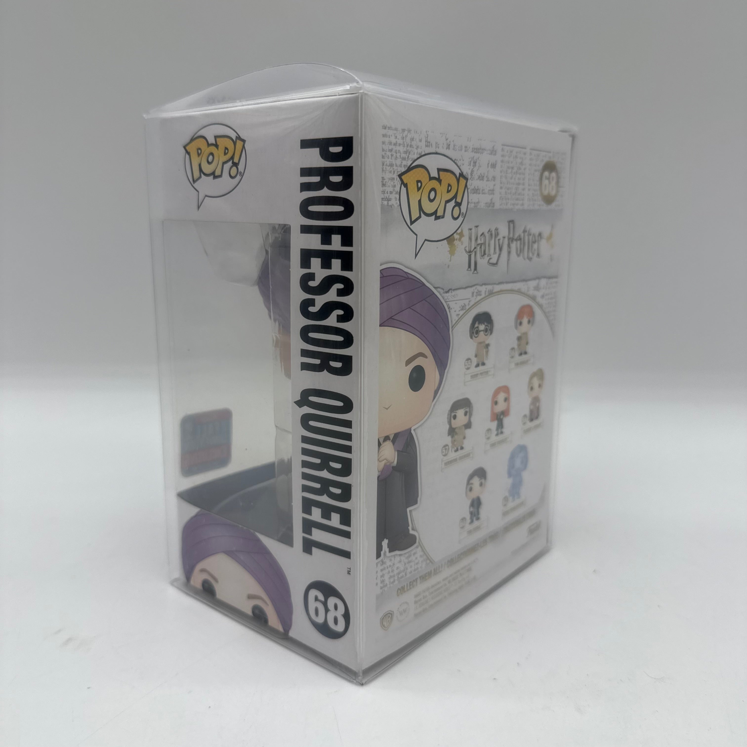 Harry Potter Funko Pop Professor Quirrell 68 Fall Exclusive + Protector