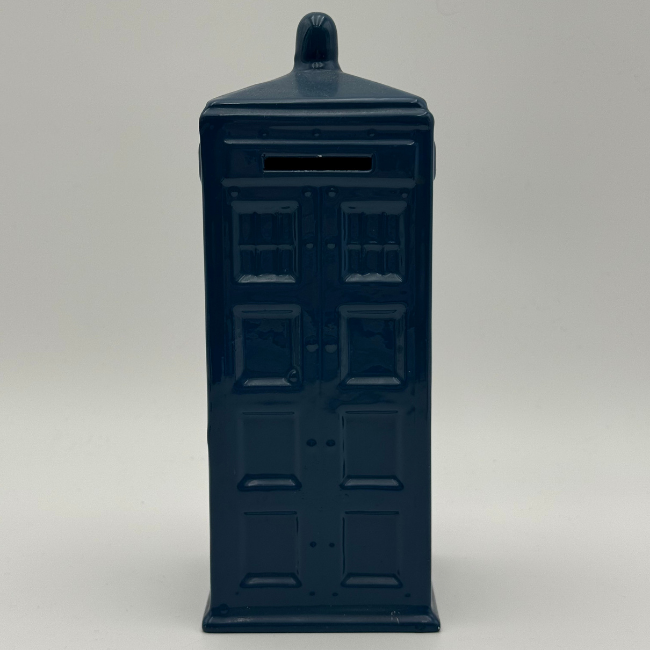 Doctor Who Vintage Ceramic Tardis Police Box Money Bank