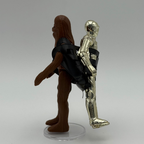 Star Wars Vintage 1977 Chewbacca & C-3PO with Net Action Figure