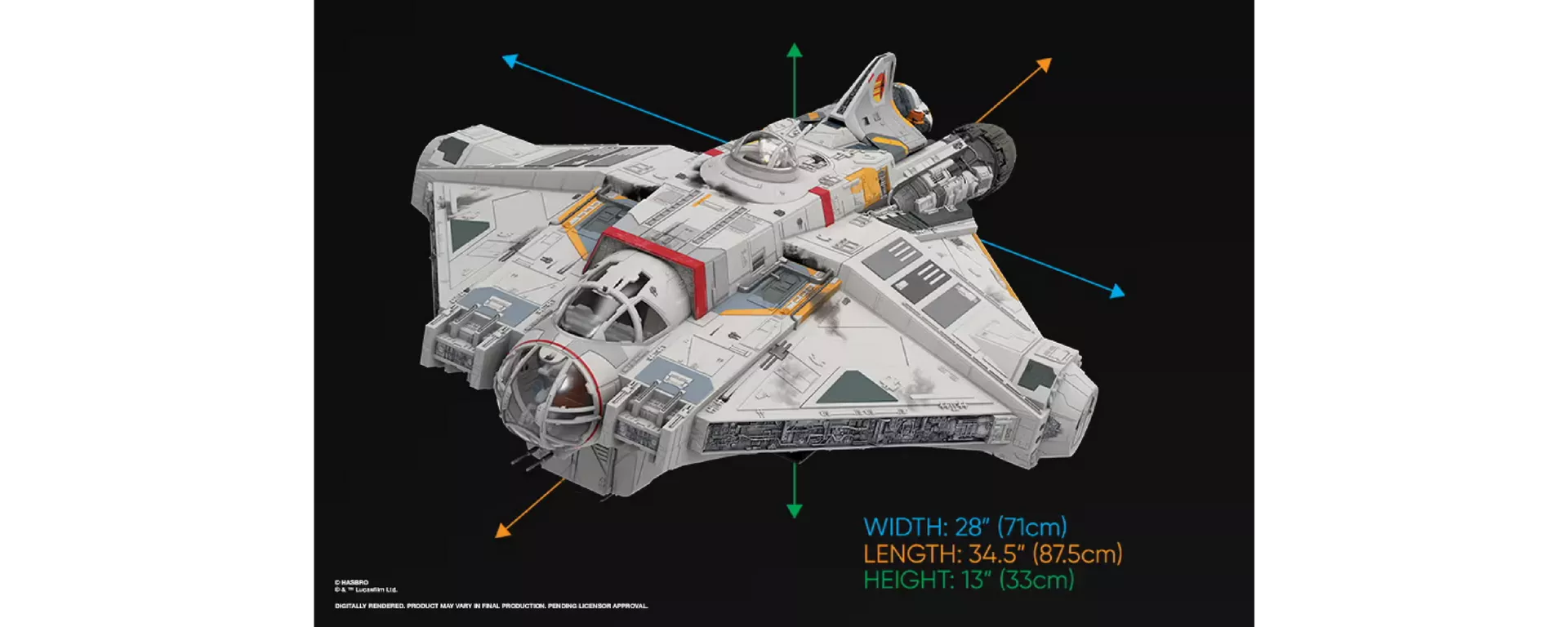 Star Wars Haslab The Vintage Collection Ahsoka's Ghost Playset