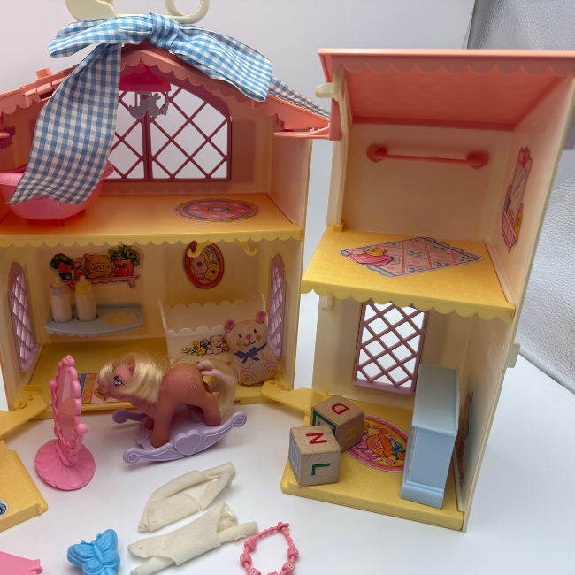 My Little Pony Vintage 1985 Lullaby Nursery Playset with Box