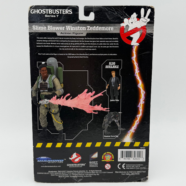 Ghostbusters 2 Slime Slower Winston Zeddemore Action Figure