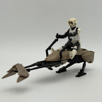 Star Wars Vintage 1983 Speeder Bike & Biker Scout Action Figure
