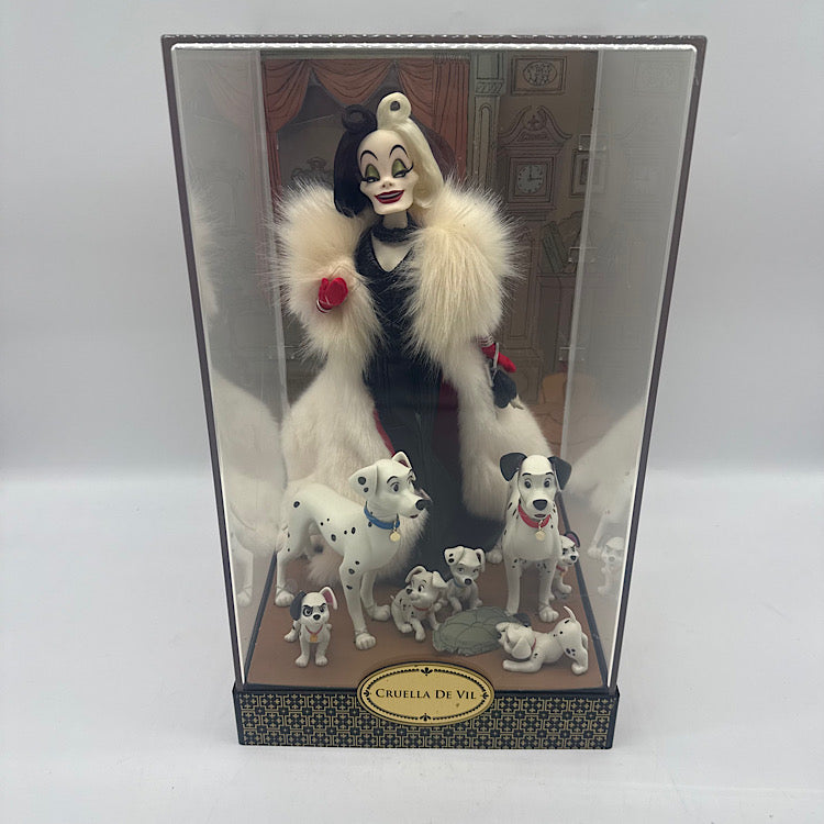 Disney Store Fairytale Cruella De Vil Limited Edition Dolls - Sealed