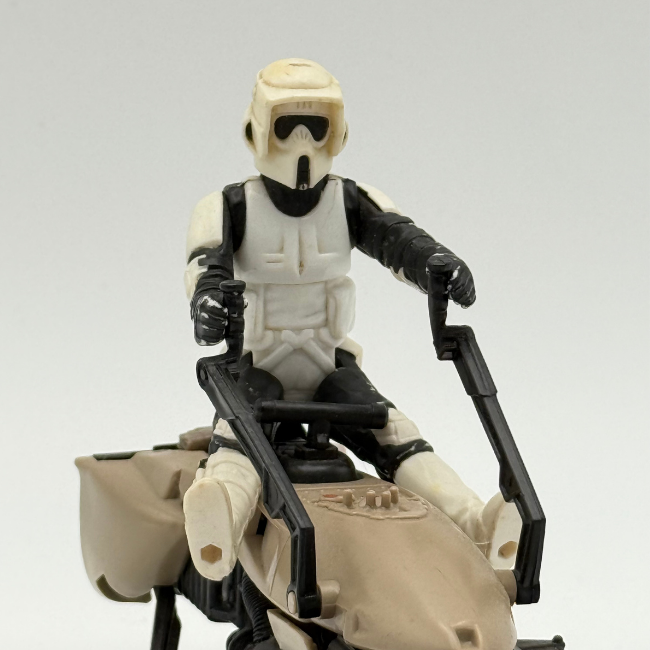 Star Wars Vintage 1983 Speeder Bike & Biker Scout Action Figure