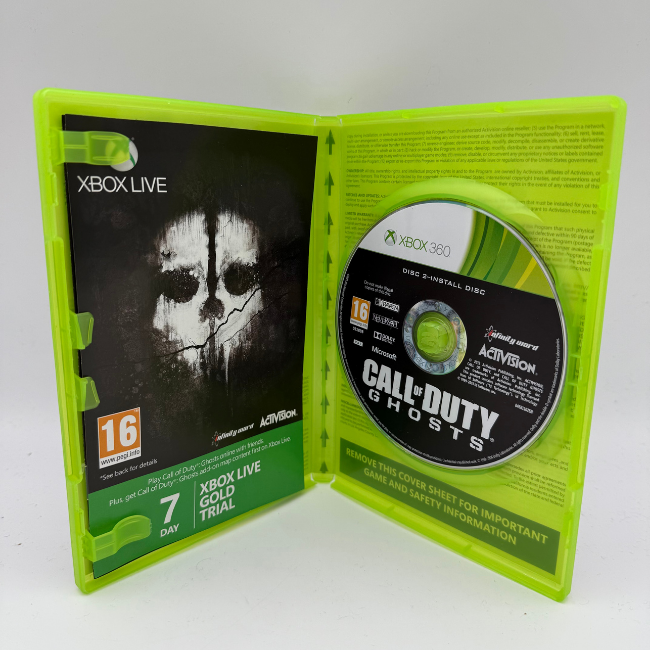 Xbox 360 Call Of Duty GHOSTS Video Game
