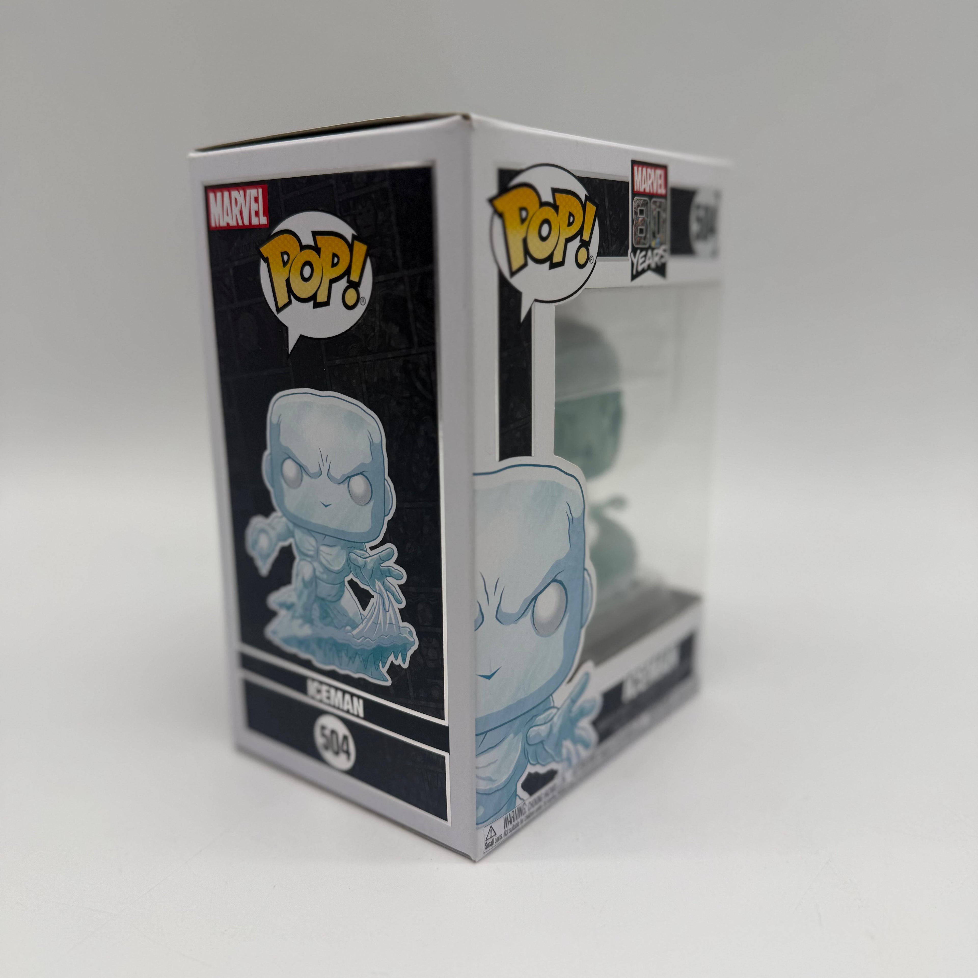Marvel 80 Years Iceman 504 Funko Pop Boxed