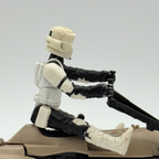 Star Wars Vintage 1983 Speeder Bike & Biker Scout Action Figure