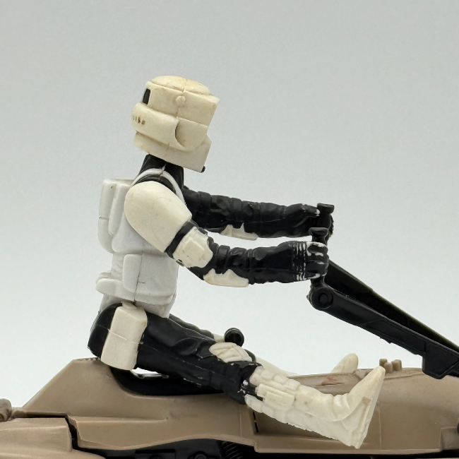 Star Wars Vintage 1983 Speeder Bike & Biker Scout Action Figure