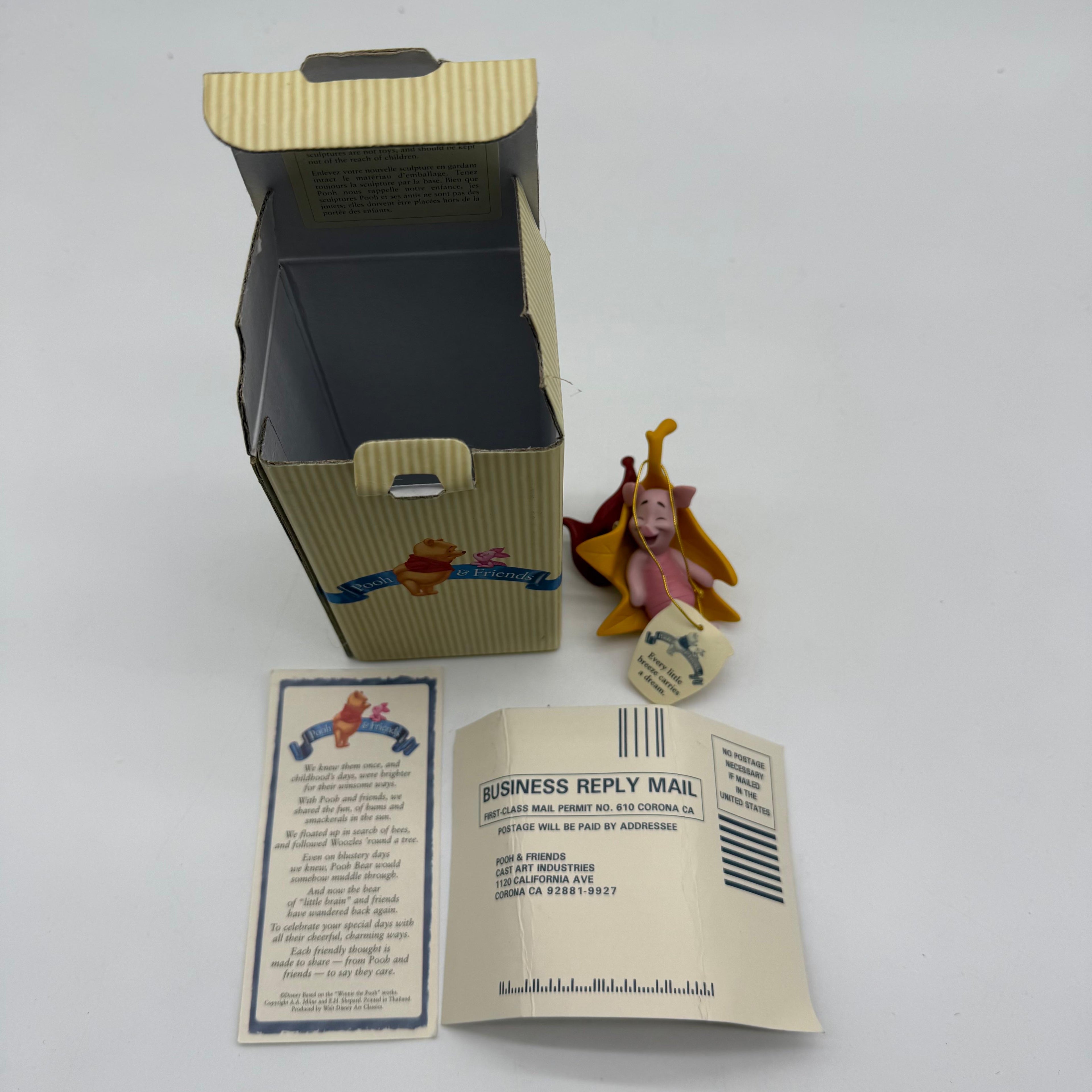 Disney Pooh & Friends Piglet ‘Every little breeze carries a dream - Figurine VGC