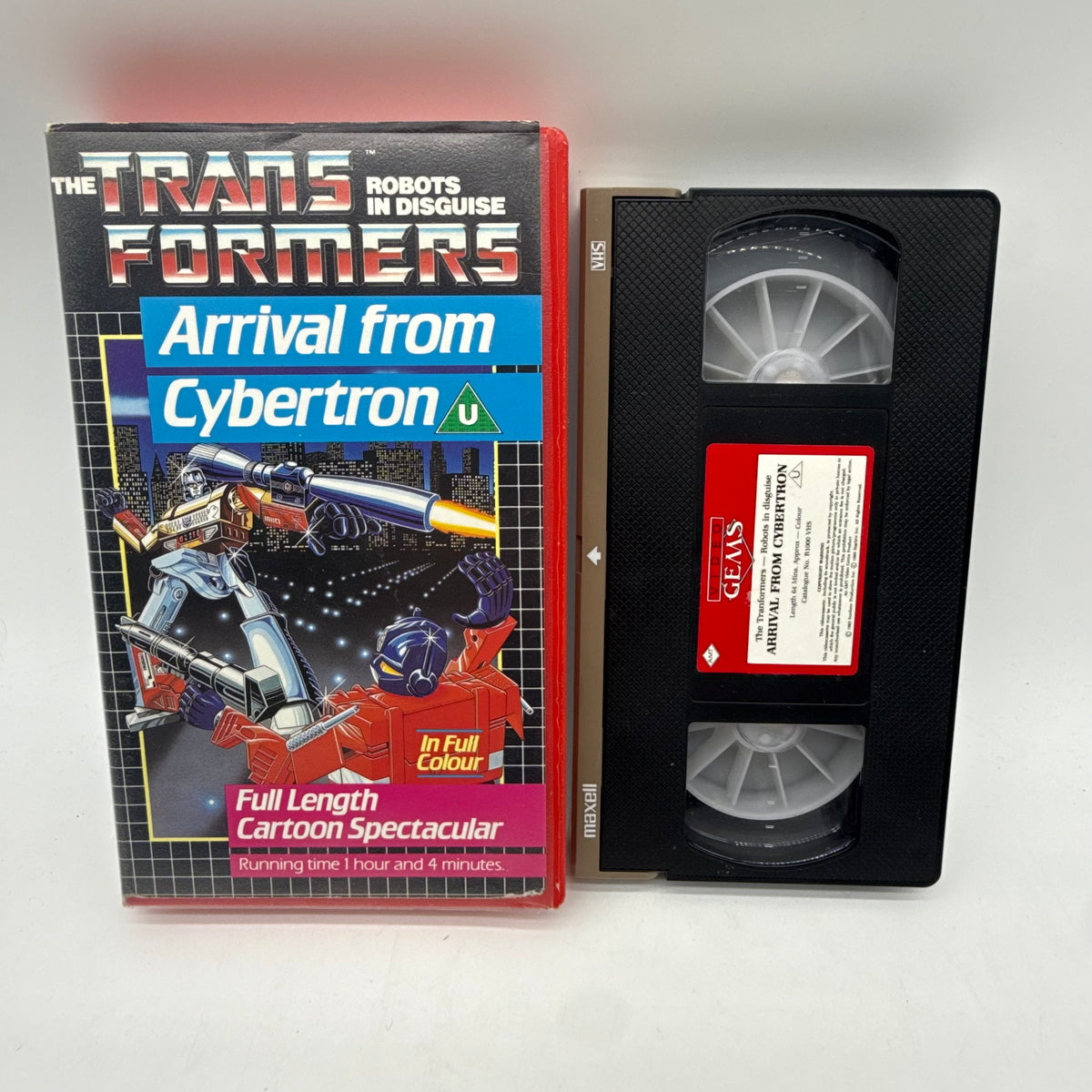 Transformers Arrival from Cybertron VHS