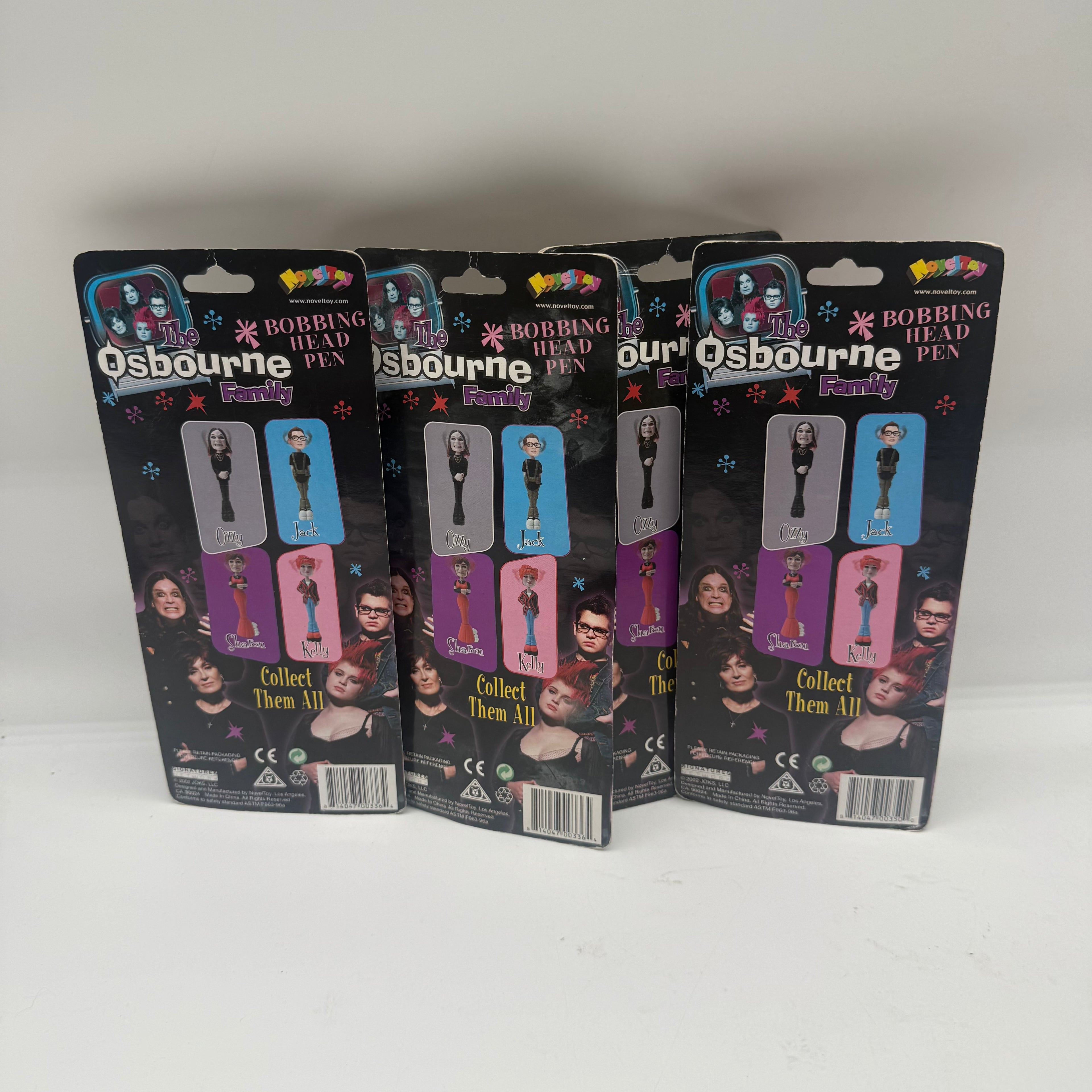 The Osbourne Family Bobbling Pens Collection