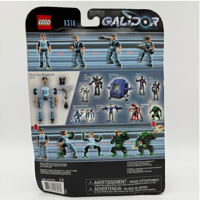 LEGO Galidor 8310 Nick Sealed Set