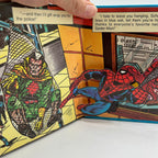 Spiderman 1982 Amazing Spiderman Pop-Up Book The Schemer Strikes
