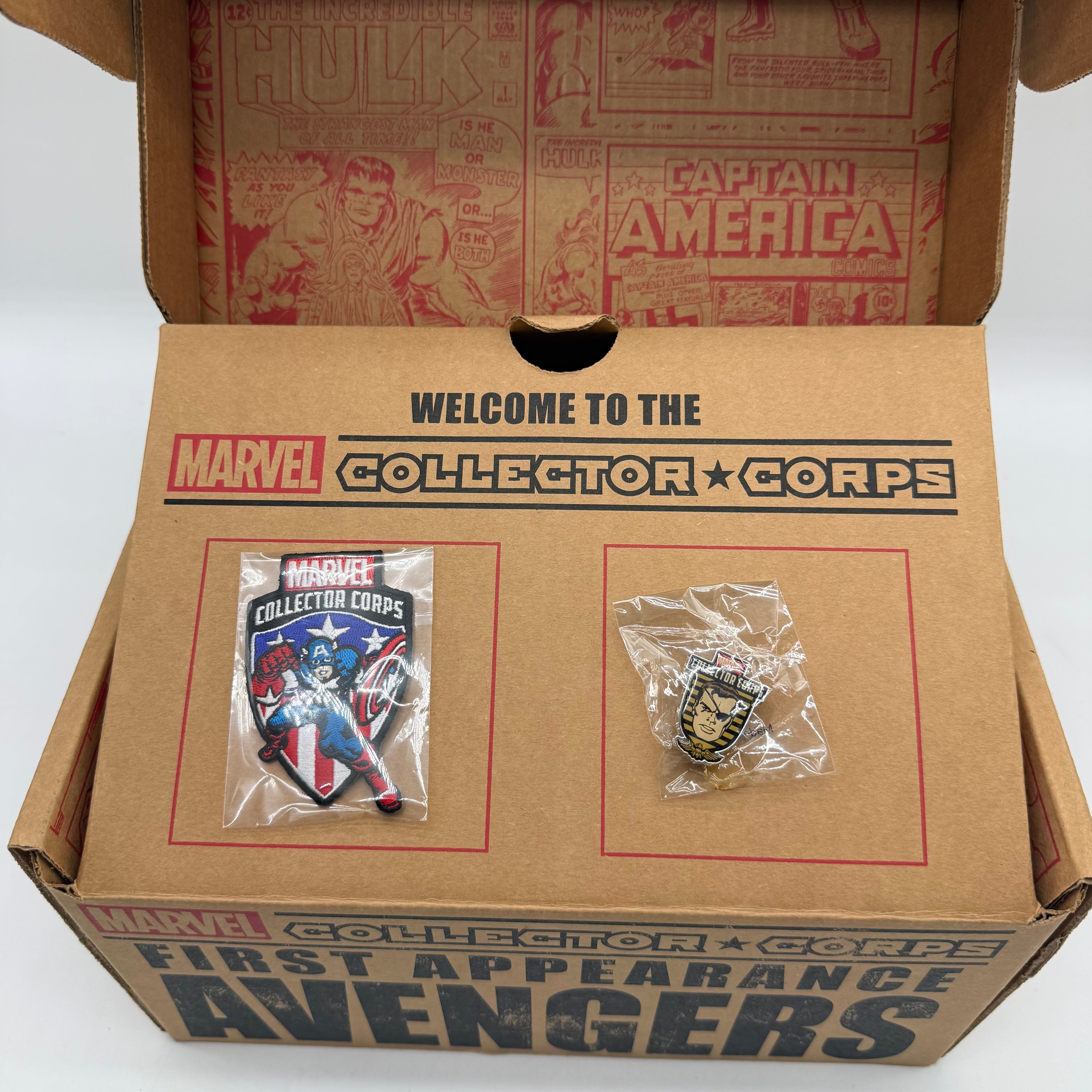 Marvel Collector Corps First Appearance Avengers Box