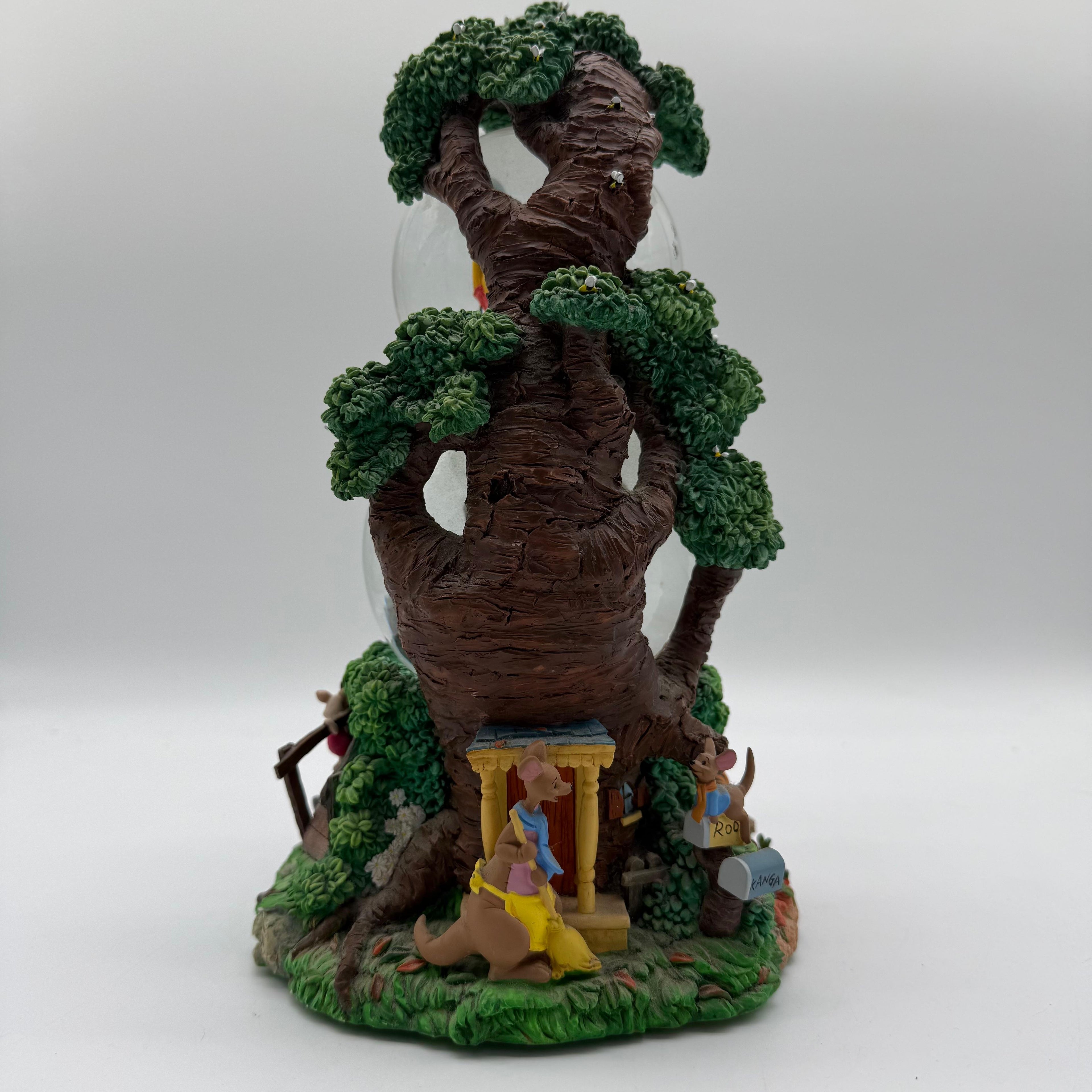 Disney Store Winnie the Pooh Christopher Robin Two Tier Snowglobe - Rare