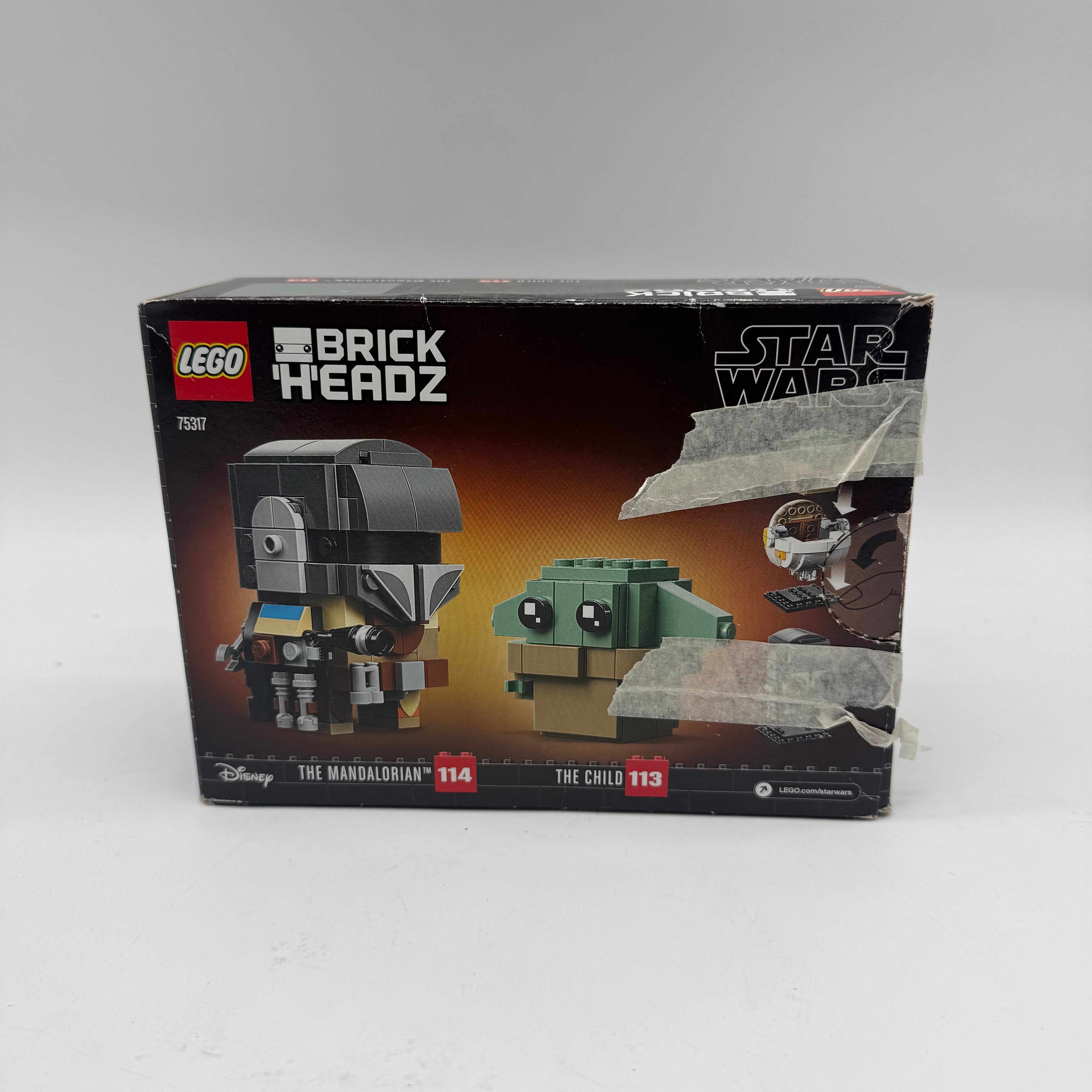 LEGO Brickheadz 75317 Mando and Grogu Boxed Complete