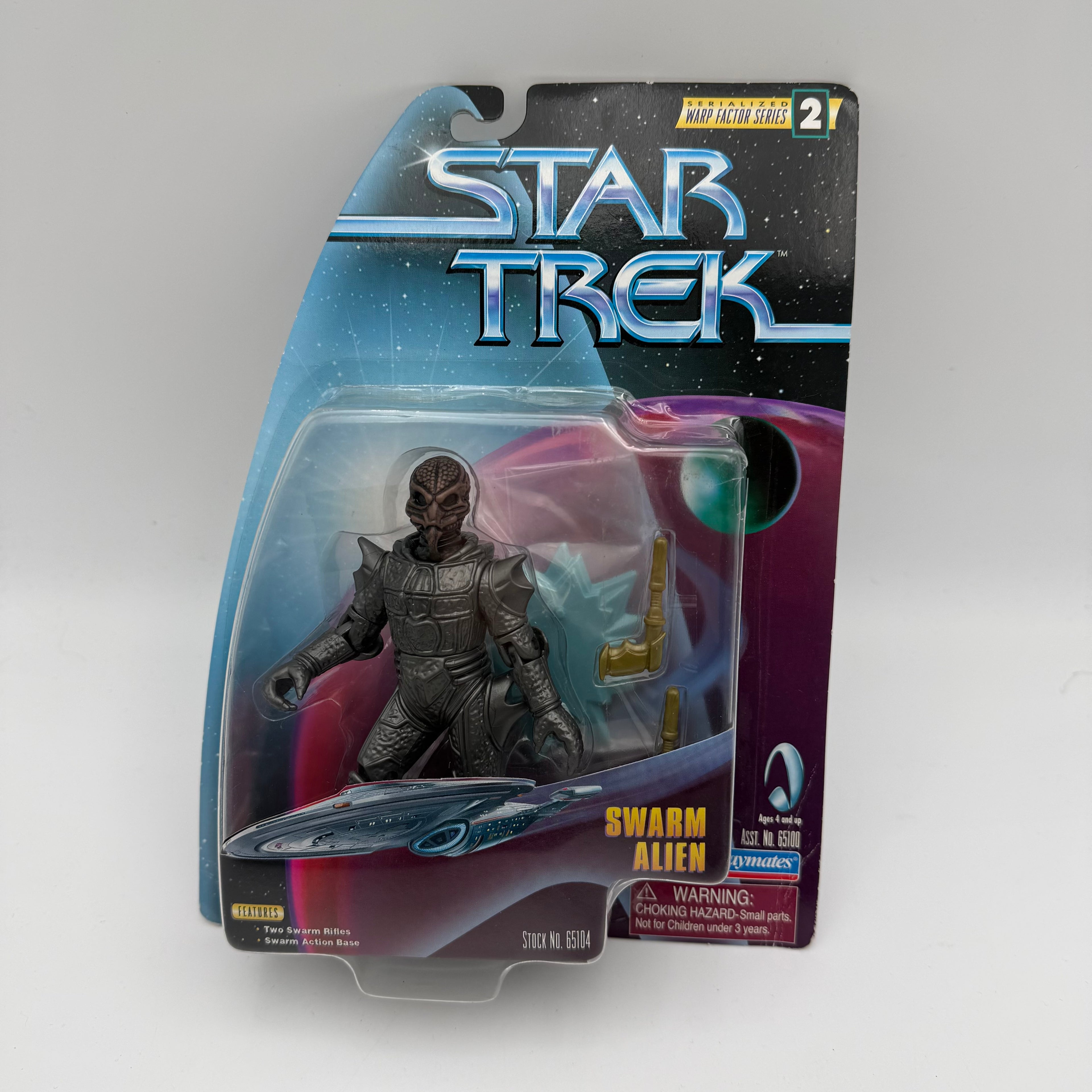 Star Trek Playmates Swarm Alien Carded Action Figure