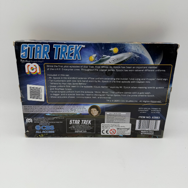 Star Trek Mego Spock Action Figure Gift Set