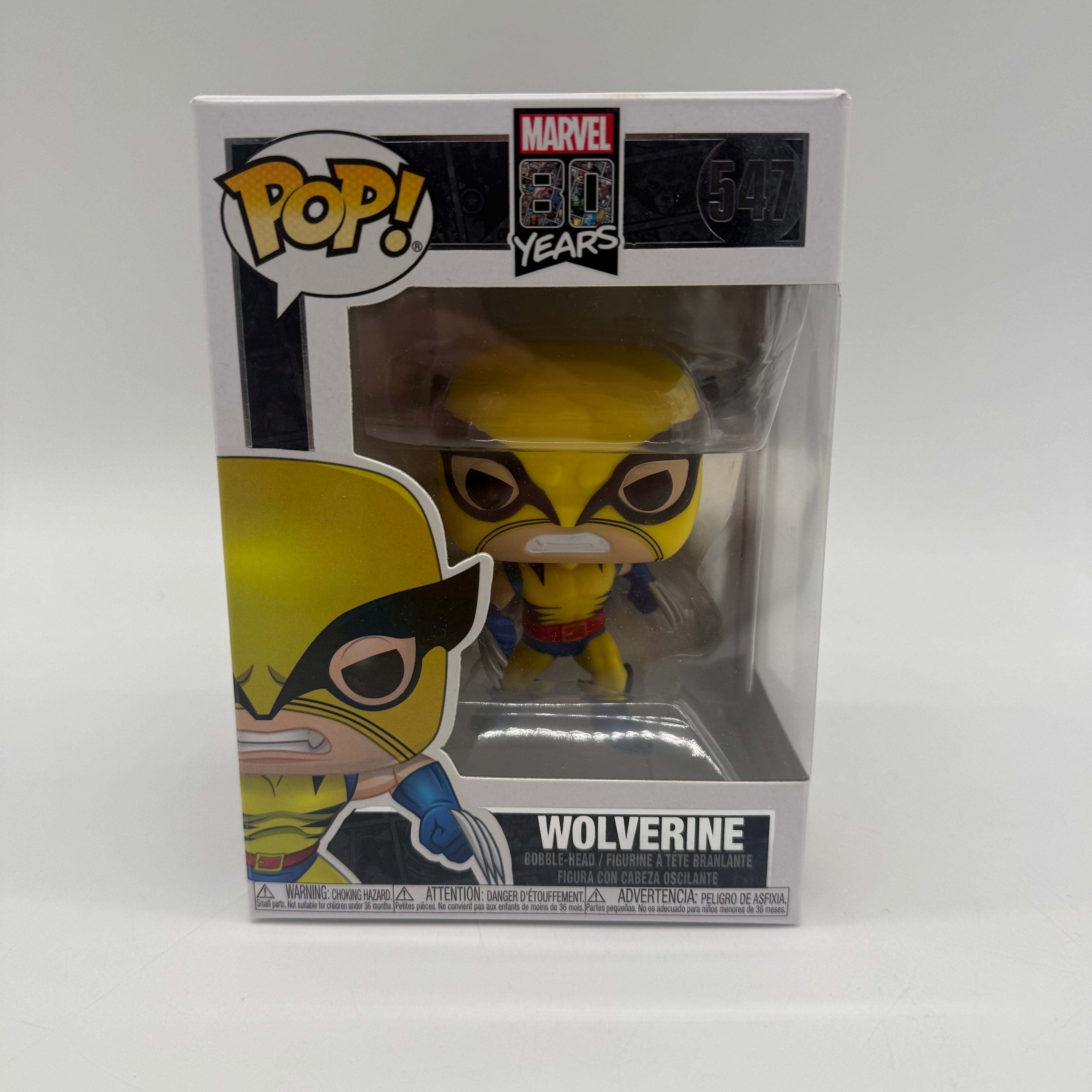 Marvel 80 Years Wolverine 547 Funko Pop Boxed