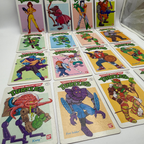 Teenage Mutant Ninja Turtles Info Stickers Complete Set 1990