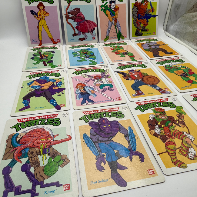 Teenage Mutant Ninja Turtles Info Stickers Complete Set 1990