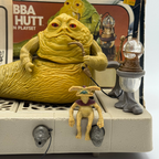 Star Wars Vintage ROTS 1983 Jabba The Hutt Action Playset Complete
