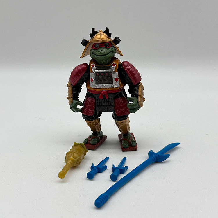 Playmates 1993 Teenage Mutant Ninja Turtles Samurai Raph Action Figure