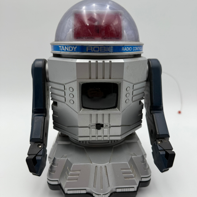 Robot Vintage 1987 Radio Shack Talking Robie Robot - Untested