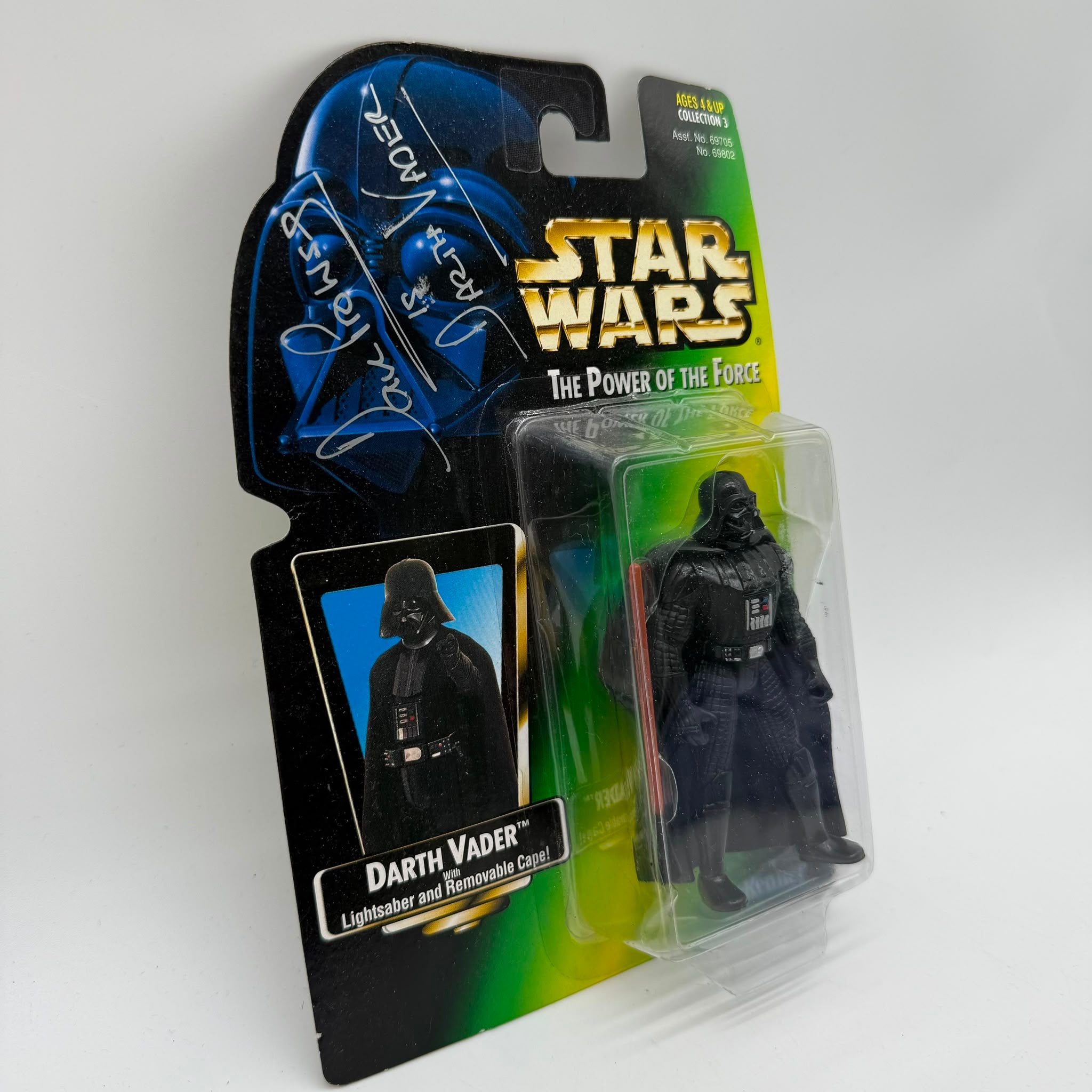 Star Wars POTF Dave Prowse Signed Darth Vader New Carded