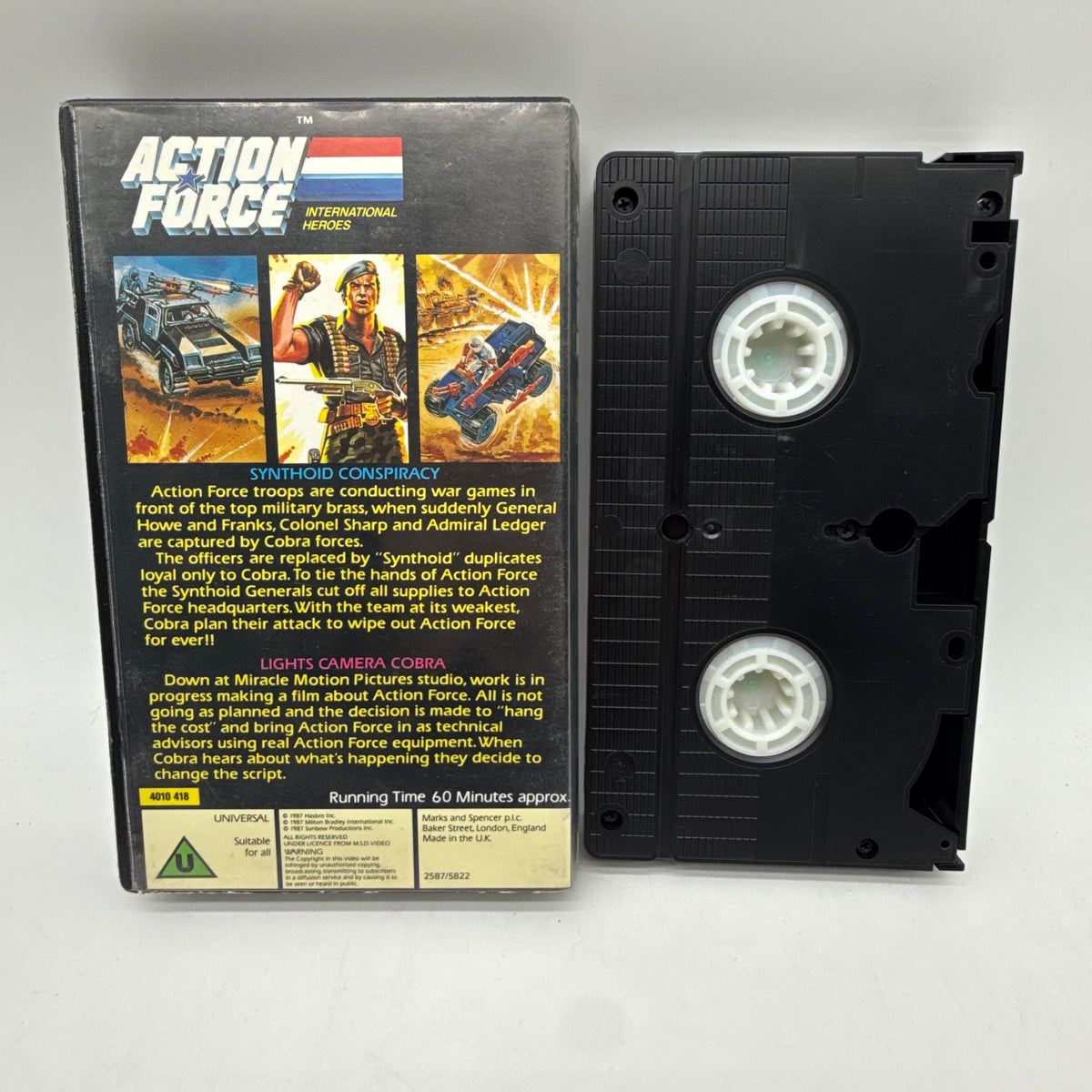 Action Force Synthoid Conspiracy VHS