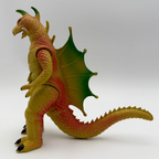 Godzilla Movie Monsters Vintage Style Gigan Action Figure (Yellow)