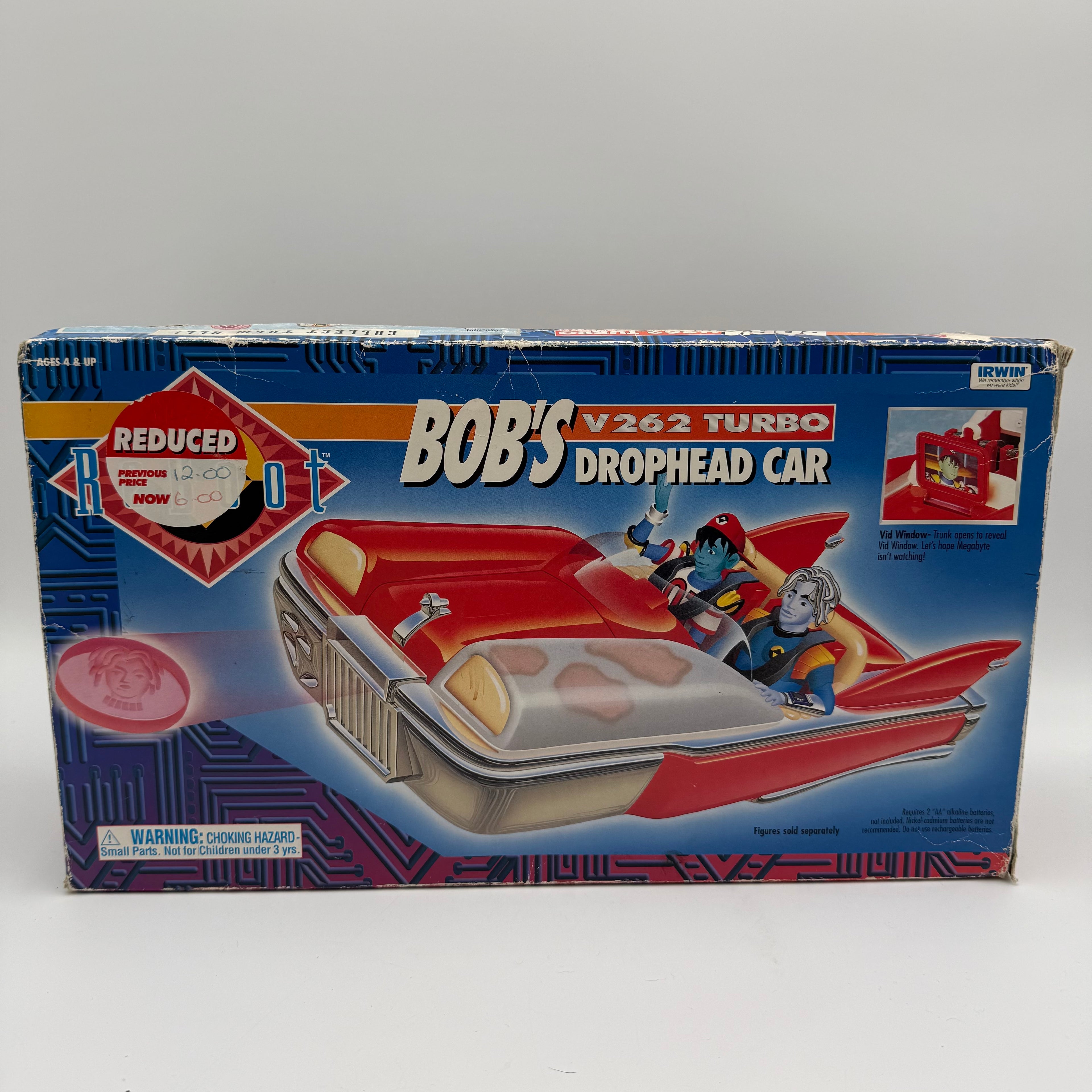 Reboot Bob’s Drophead Car Boxed with Figure