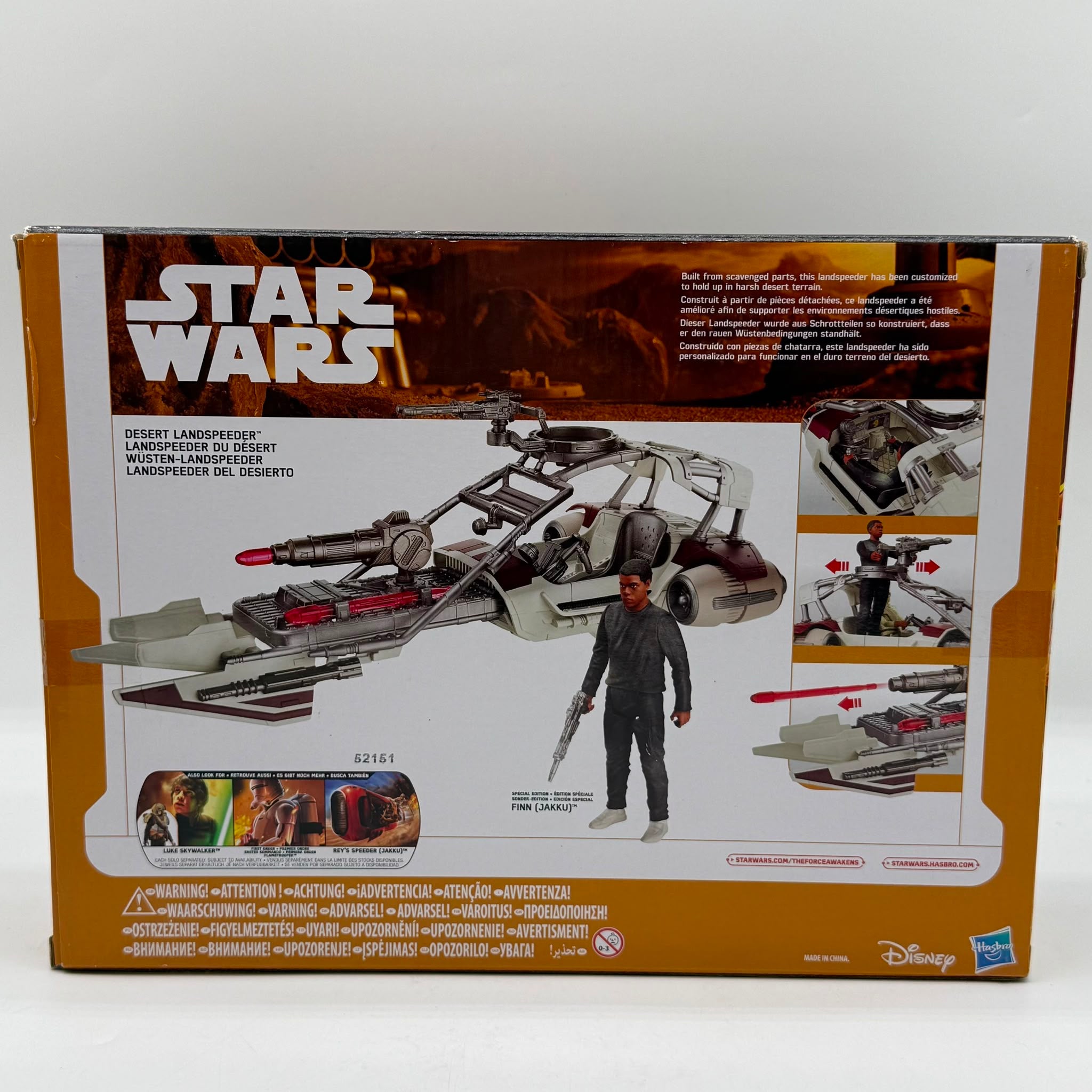 Star Wars Desert Landspeeder with Finn Playset