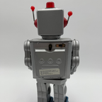 Robot Vintage 1980s ME-100 Space Tinplate Robot  - Untested