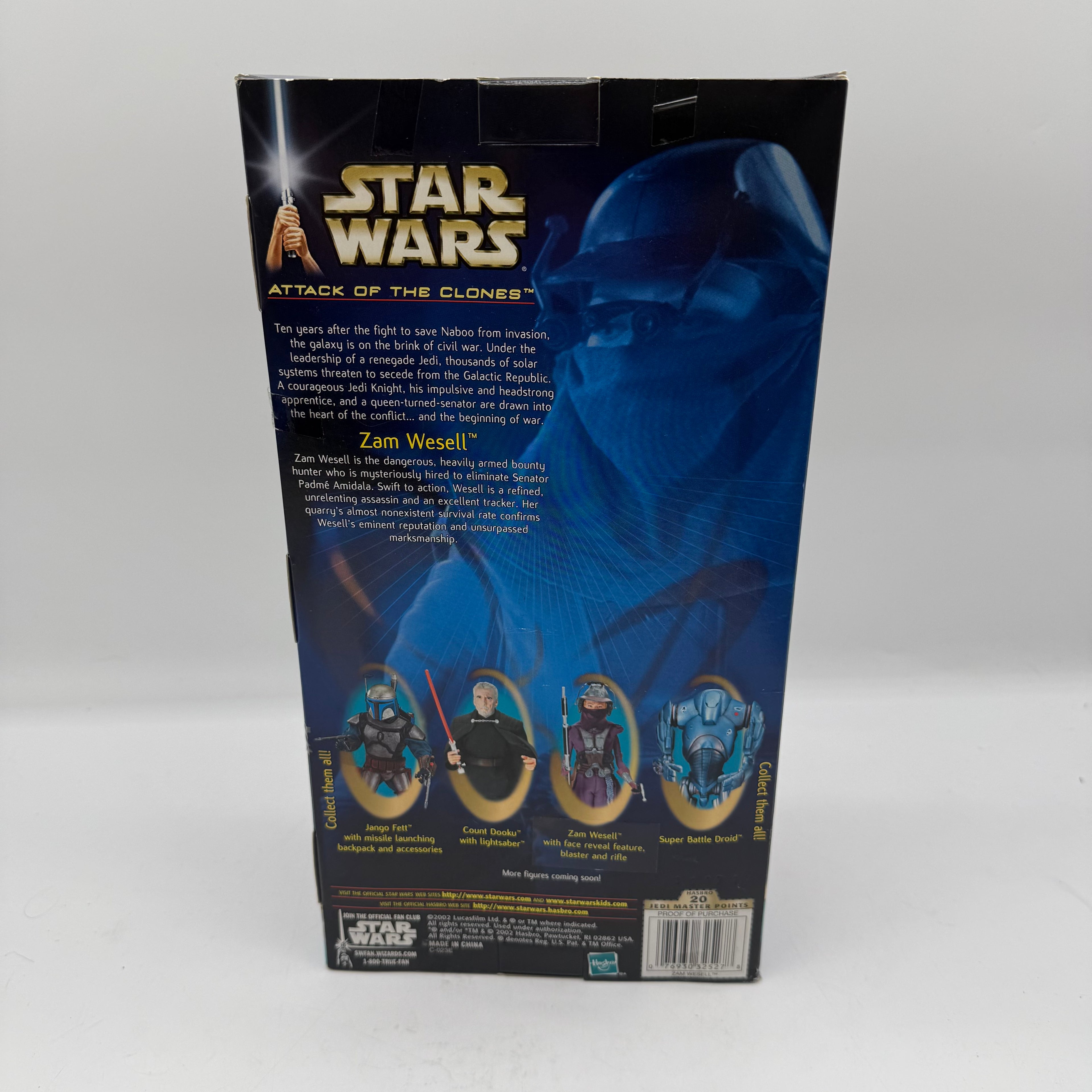 Star Wars 12 Inch AOTC Zam Wessel Action Figure