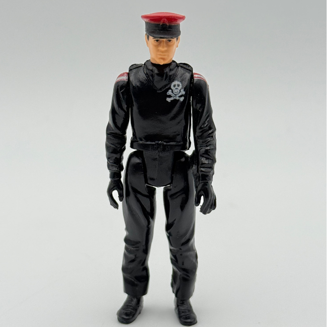 Action Force 1982 Palitoy Vintage Black Major Red Shadows Action Figure