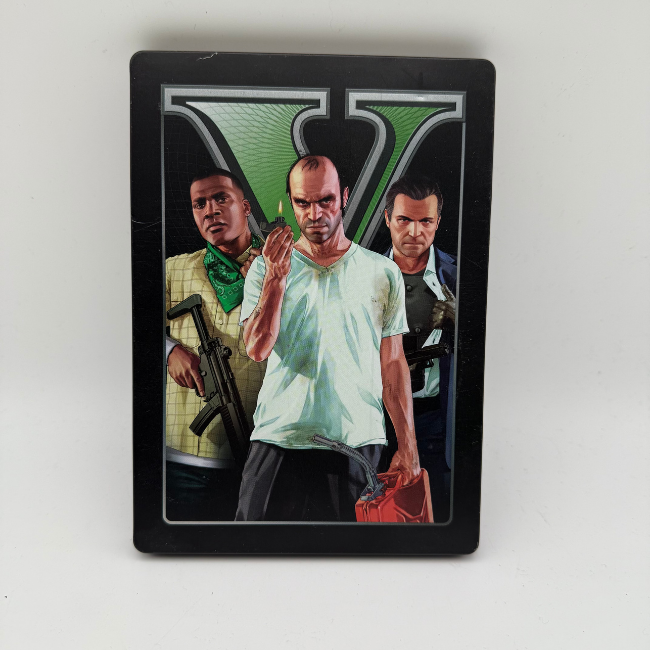 Xbox 360 Grand Theft Auto V Five Steel Book Video Game