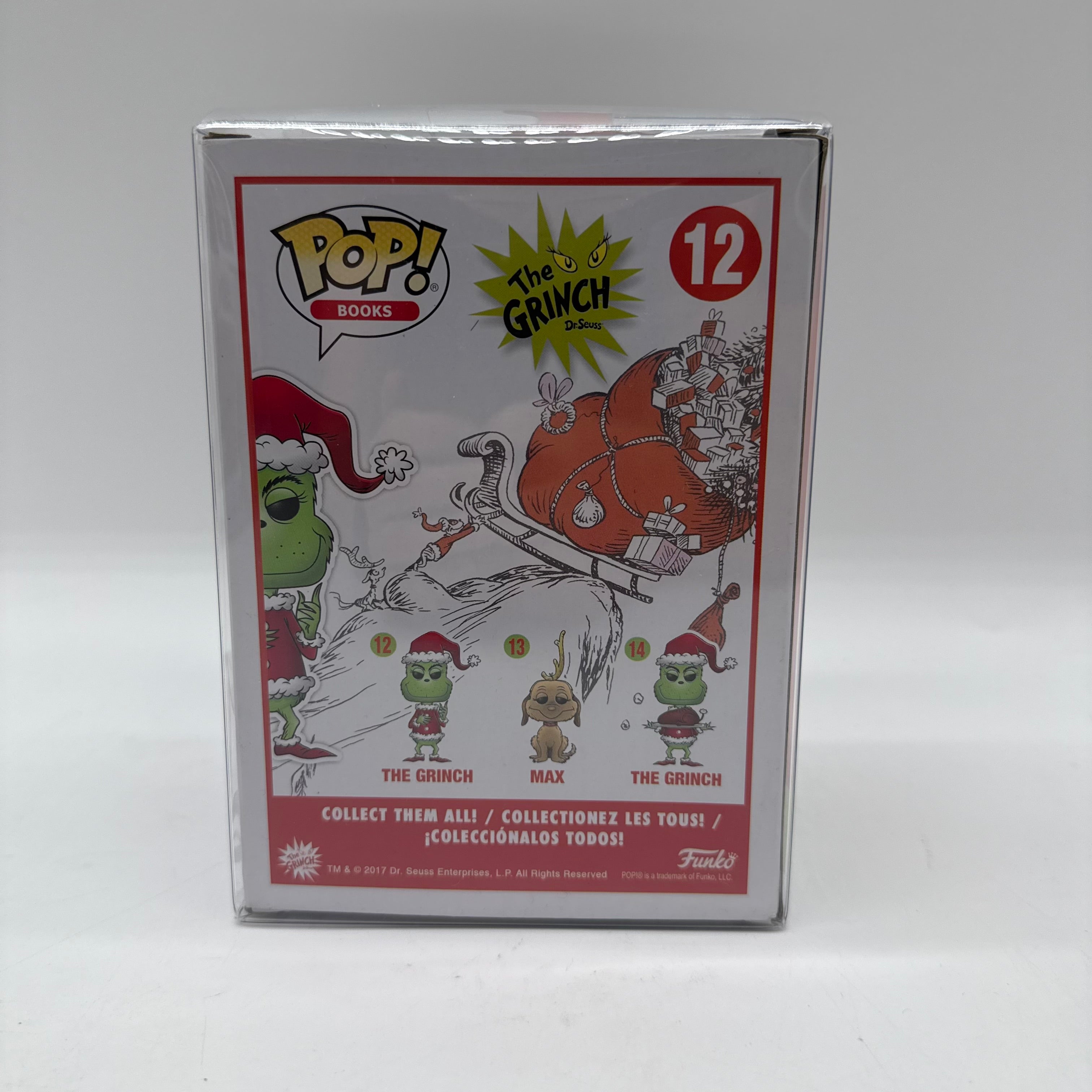 The Grinch Funko Pop 12 Limited Chase + Protector