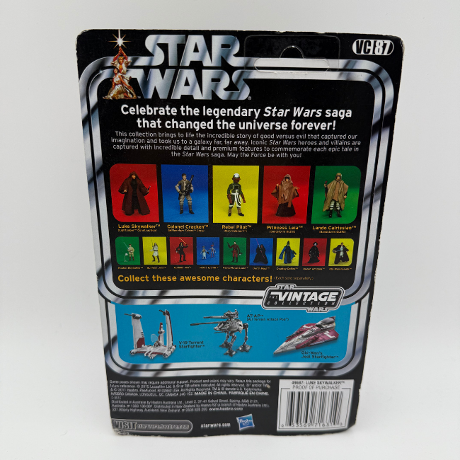 Star Wars The Vintage Collection Luke Skywalker Lightsaber Construct Action Figure