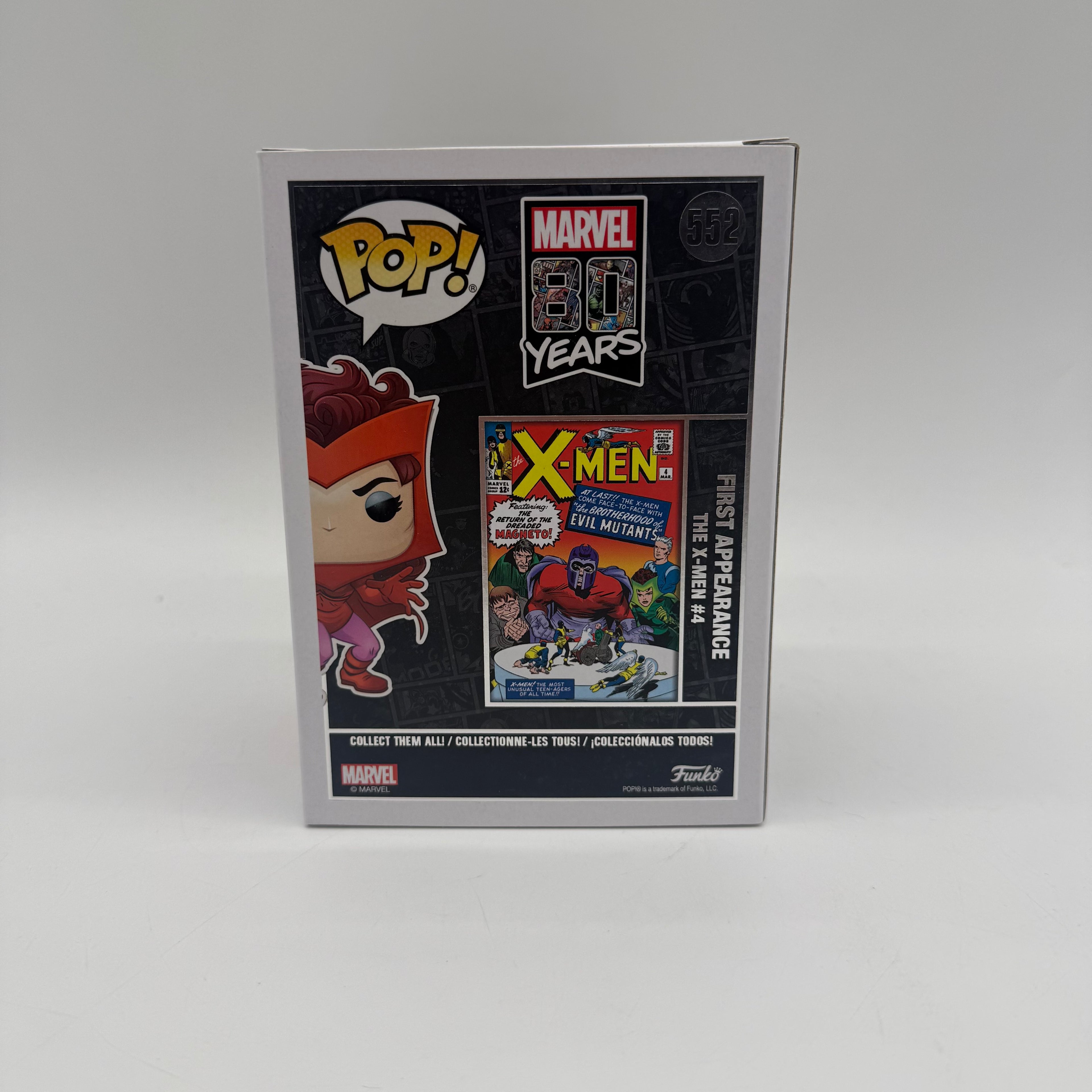 Marvel 80 Years Scarlet Witch 552 Funko Pop Boxed