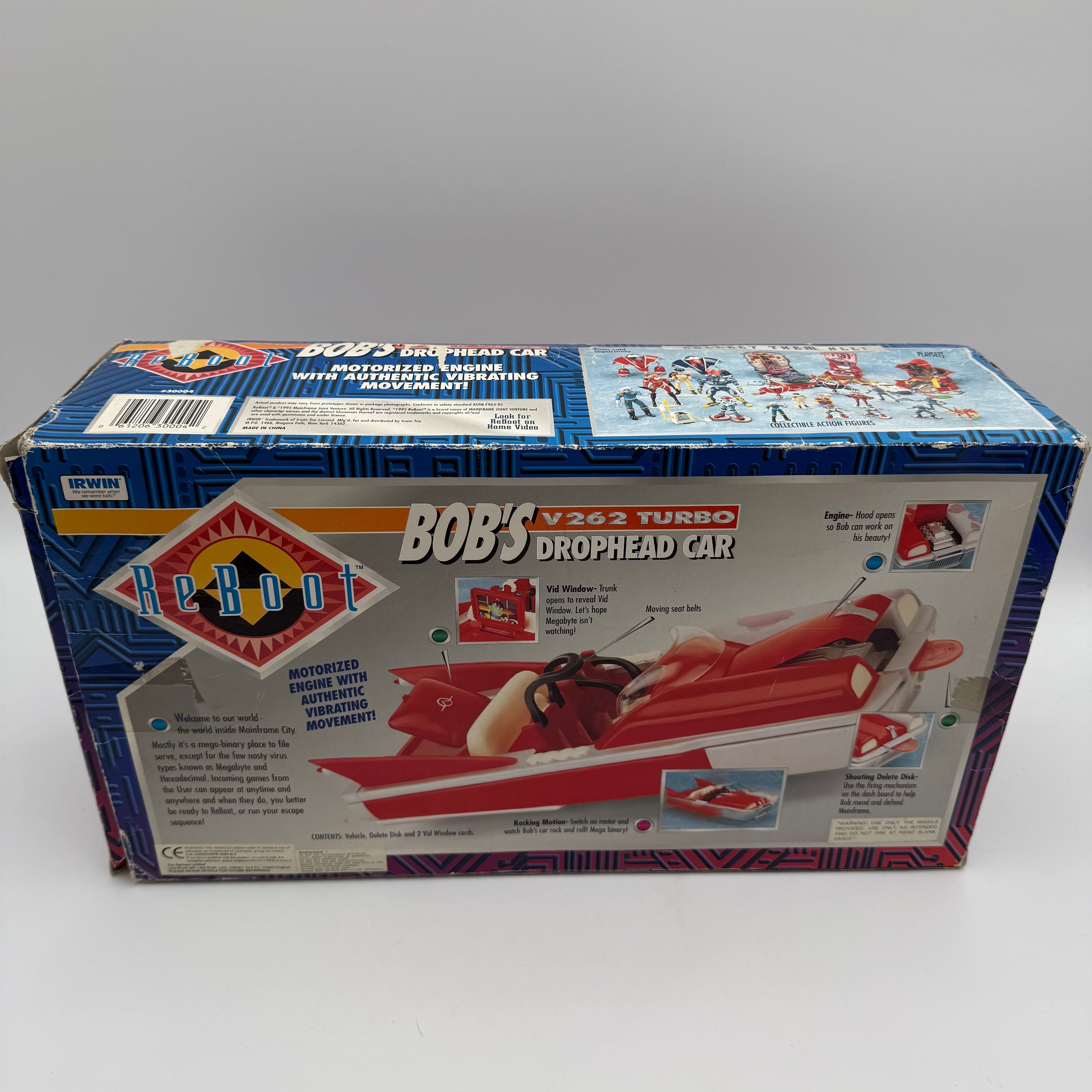 Reboot Bob’s Drophead Car Boxed with Figure